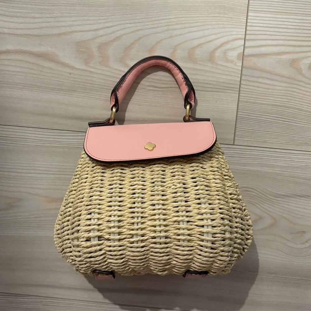 Antonio Melani Dana Wicker Clutch